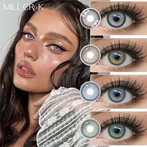 MILL CREEK Hazel 14.2mm Yearly Cosmetic HEMA Colored Contact Lenses Wholesale OEM Custom Enhancement