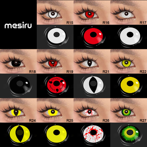 Mesiru Black Block 14.5mm Colored Contact Lenses Wholesale Natural Look Daily Wear Soft Eye Lens