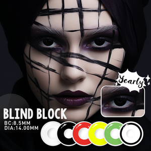 Custom Logo Halloween Crazy Colored Contact Lenses With Power
