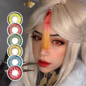 Pseyeche Halloween Crazy Circle Contact Lenses